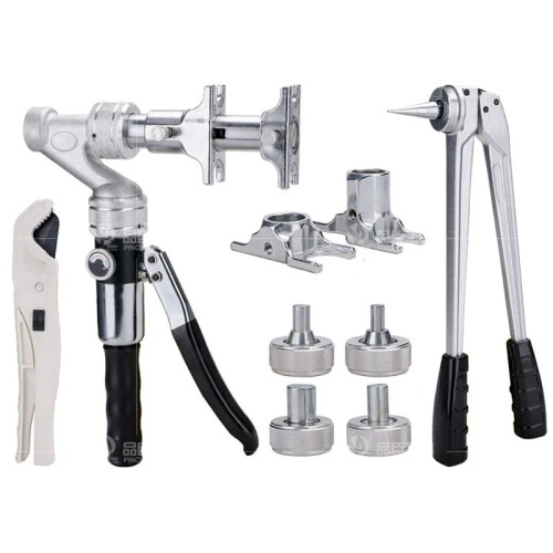 Premium Hydraulic PEX Pipe Crimping & Pressing Tool Set, 16-32mm Range