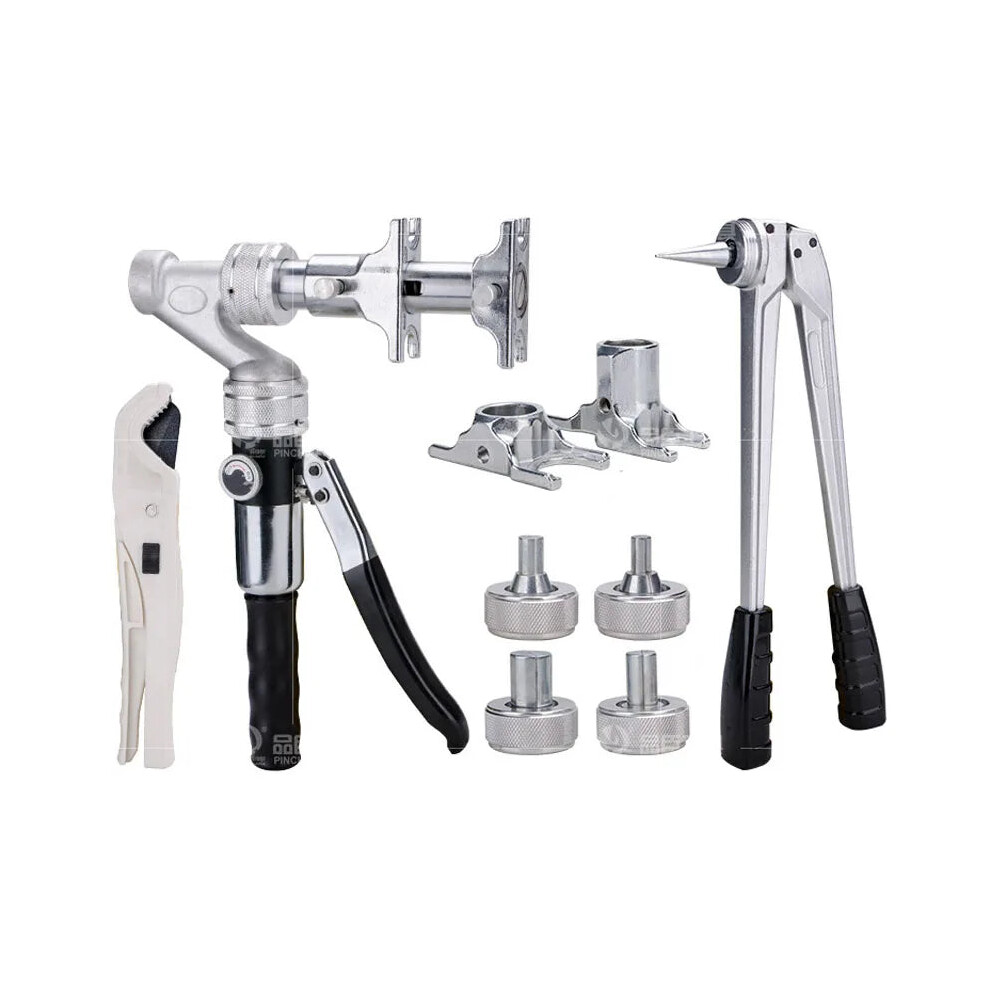 Premium Hydraulic Pex Pipe Crimping & Pressing Tool Set, 16-32Mm Range 313108740755