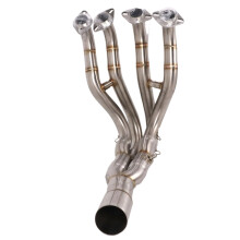 Kawasaki Ninja ZX6R 2009-2023 Full Exhaust System with Front Link Pipe & Slip-On Connection