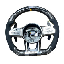 Premium Custom AMG Steering Wheel for Mercedes Benz GLC Class - Luxury Design with Personalized Color and Logo Stitching