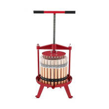 Heavy-Duty 4.8 Gal Cast Iron Fruit Wine Press for Homemade Wine, Cider, and More