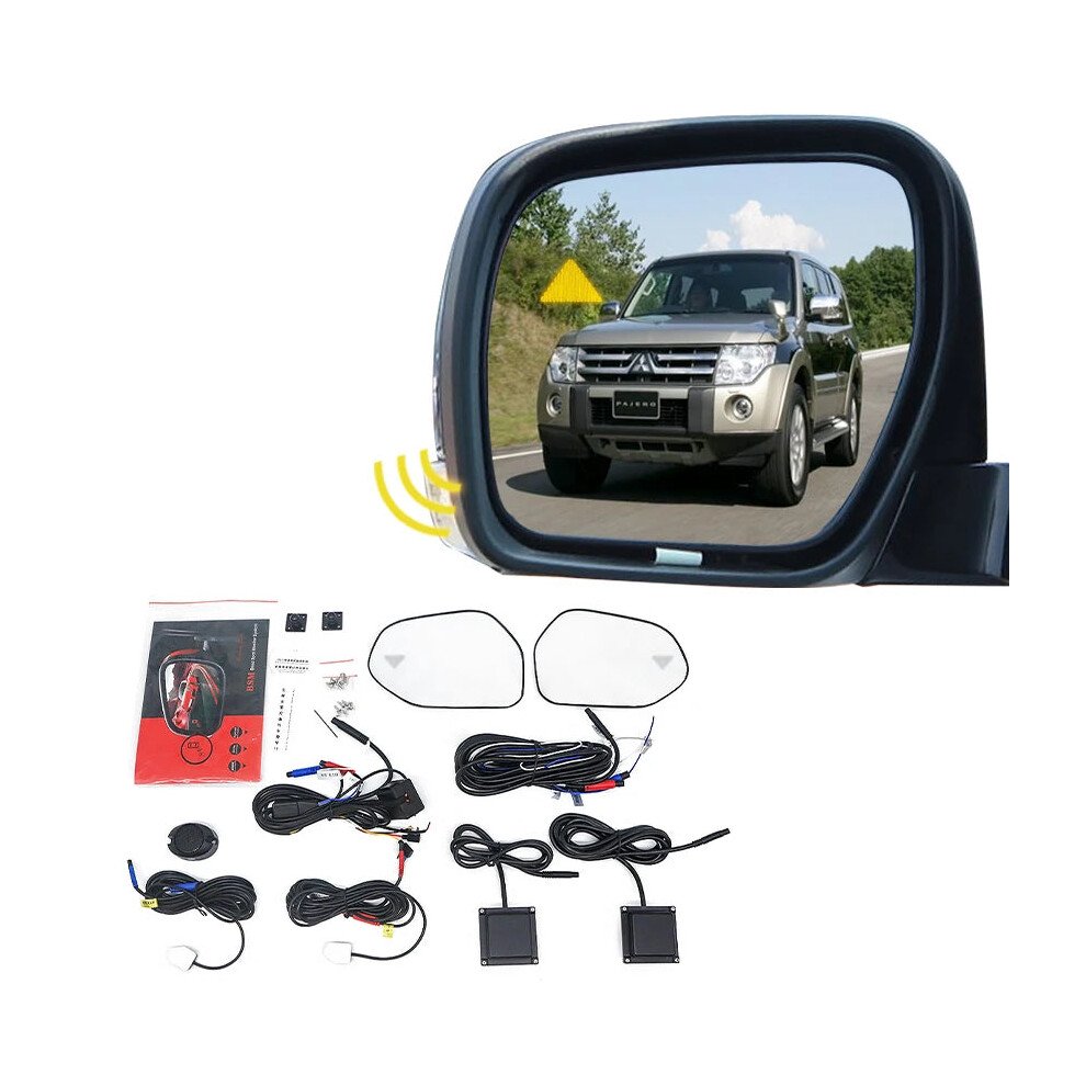 Mitsubishi Pajero 2008-2021 Rearview Mirror With Bsd/Bsm/Bsa Blind Spot Detection & Lane Change Assist Radar Parking Sensor 744759988683