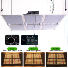 Quantum Tech Full Spectrum LED Grow Light Board - 3000K & 5000K Samsung LM301H for Indoor Plant Growth with Veg/Flower Switch (2022 Model)