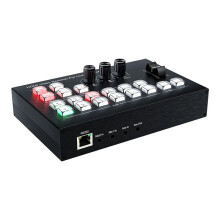 4K 4-Channel Video Switcher for Live Broadcast & Multi-Camera Streaming Production