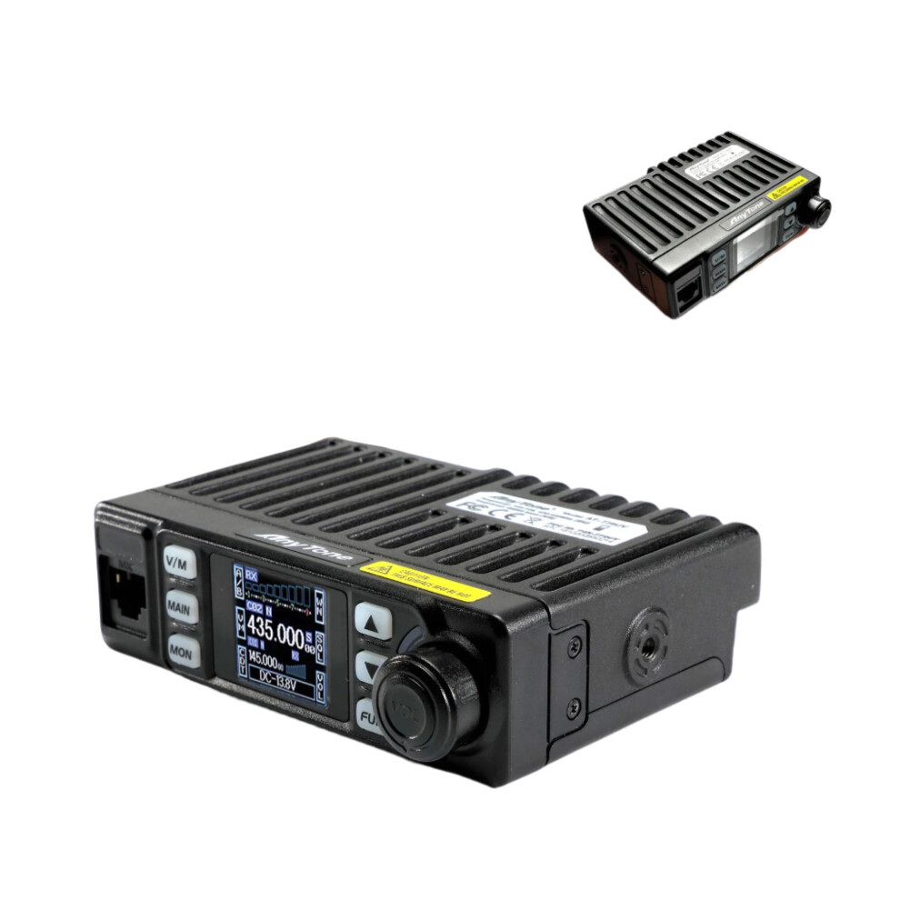 Anytone At-779Uv 20W Dual Band Vhf/Uhf Mobile Amateur Radio With Long-Range Scanning Receiver (136-174Mhz/400-490Mhz) 705353986215