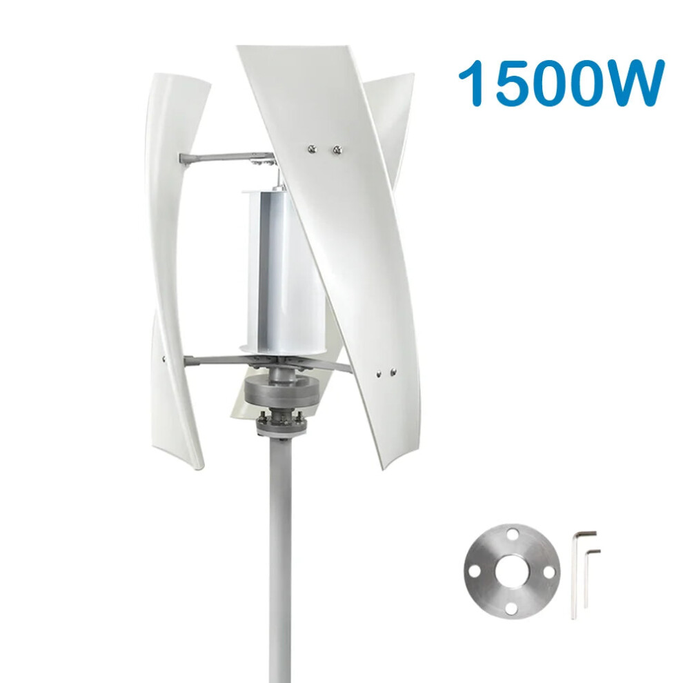 5Kw Vertical Axis Maglev Wind Turbine Generator With Charge Controller - 24V/48V High Voltage Household Windmill 7445020761723