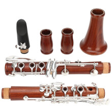 Anmutig Professional Rosewood Clarinet - 17 Key BB with Silver Plating