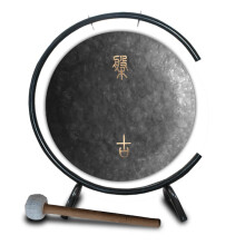 Handcrafted 60cm Bronze Chau Gongs with C-Type Stand for Meditation