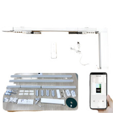Smart WiFi Electric Curtain Kit with Free Stitching & Alexa Compatibility - Includes Motor & Rail Track