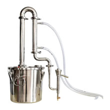 12L Home Distiller with Tubular Column for Crafting Vodka & Brandy
