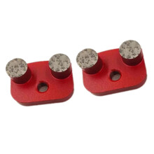 Newgrind RH03 Dual Segment Metal Grinding Shoes for Rhino Floor Grinder - Premium Rhino Diamond Concrete Polishing Pads