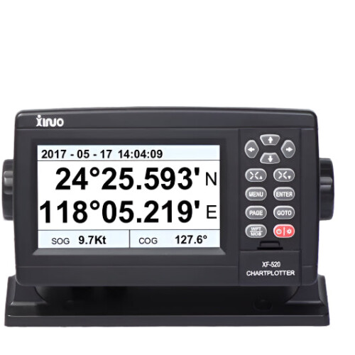 XF 520 Compact Marine GPS Chartplotter: Advanced Navigation System for Seamless Marine Exploration