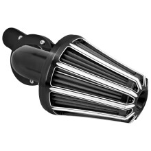 Black Air Filter Intake Cleaner for Harley Touring, Dyna, Custom Sportster XL1200, 883, Softail, Low Rider FXDL, Street Bob Motorcycles