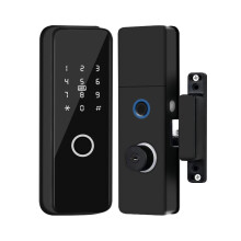 Smart Waterproof Double-Sided Fingerprint Lock with Alexa & Google Home Integration - Digital Electronic Door Lock System