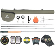 Maximumcatch 9ft 8wt Extreme Fly Rod Combo with Tino Die-Cast Aluminum Reel & Tackle Box