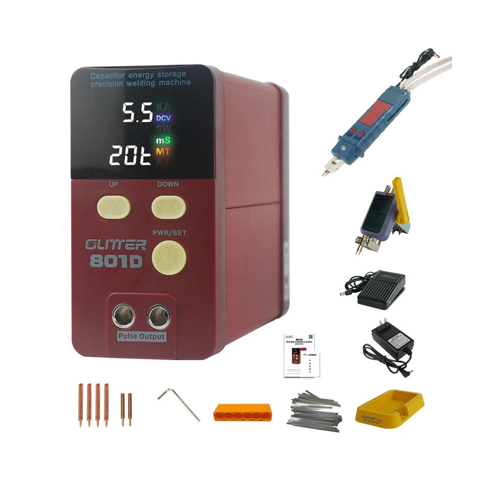 Glitter 801D Faraday 12Kw Spot Welding Machine For Battery Welding - 0.2Mm Pure Nickel & 0.1-0.35Mm Welding Capacity, 1800A 313110185124