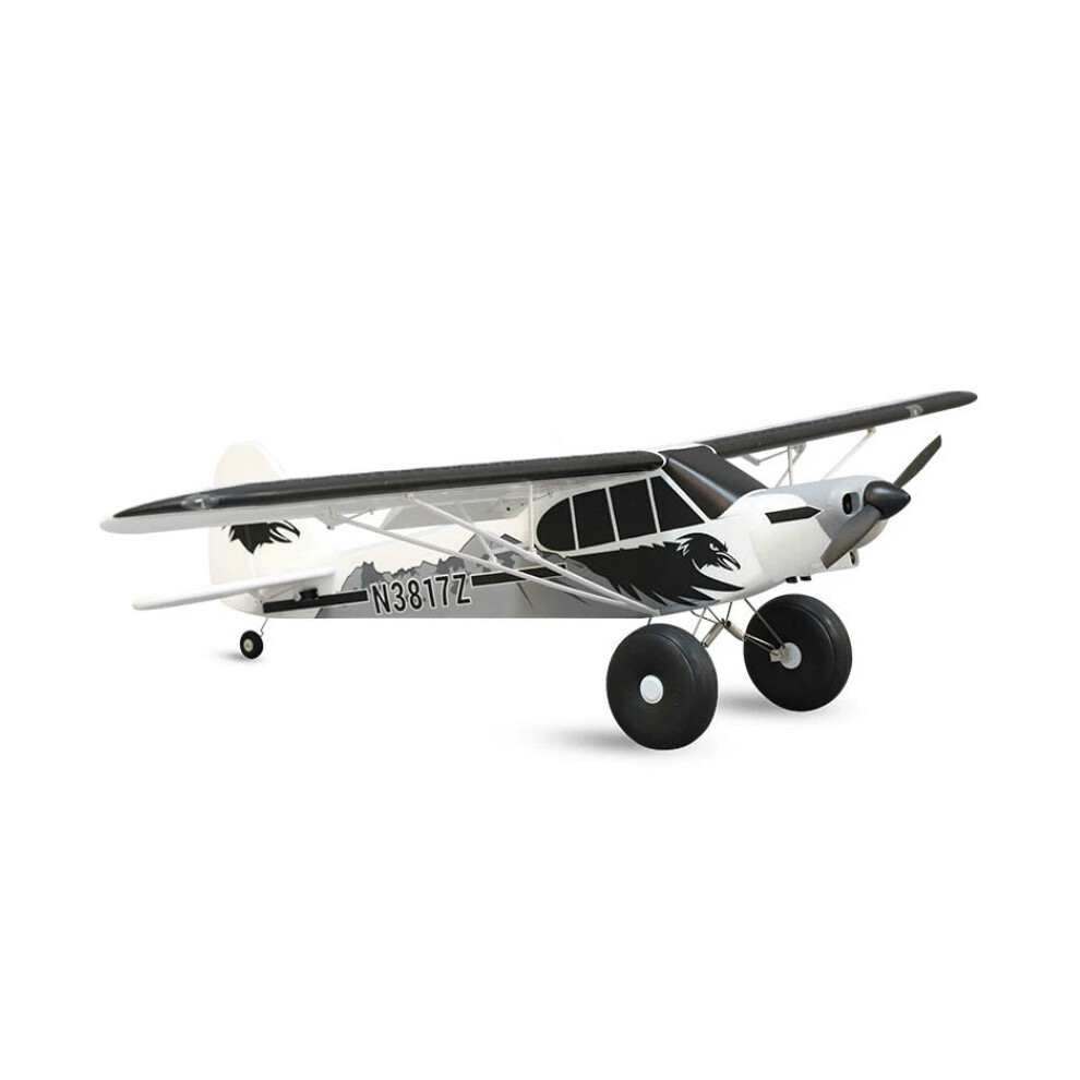 FMS RC Airplane 1700mm PA-18 J3 Piper Super Cub 4S 5CH with Gyro Auto Balance - Beginner Trainer Model Aircraft