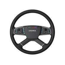 Moza Racing TSW Truck Steering Wheel 400mm with R5 Direct Drive Wheel Base, Pedals & Table Clamp