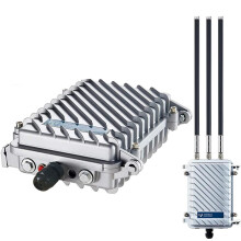 KuWFi Outdoor Wireless Bridge & WiFi Access Point - 750Mbps Dual-Band Repeater with Waterproof Base Station and High-Gain Antennas