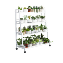 Elegant Multi-Tier Plant Stand: 3-4 Tier Flower Shelf & Planter Rack for Indoor Garden and Balcony Display