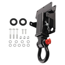 Heavy-Duty Shackle Hitch Receiver for Kawasaki Mule 610/600/SX - Rear Hitch Mount Adapter