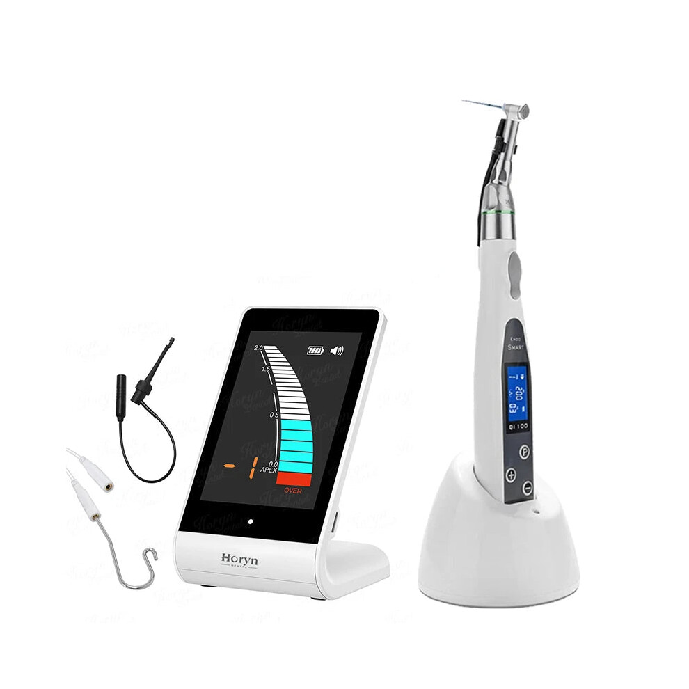 Advanced Wireless Dental Endo Motor with LED Apex Locator & Standard Contra Angle for Precision Root Canal Procedures