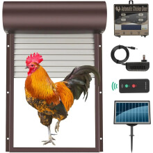 Solar-Powered Automatic Chicken Coop Door - High-Quality, Practical Solution for Chicken and Pet Safety
