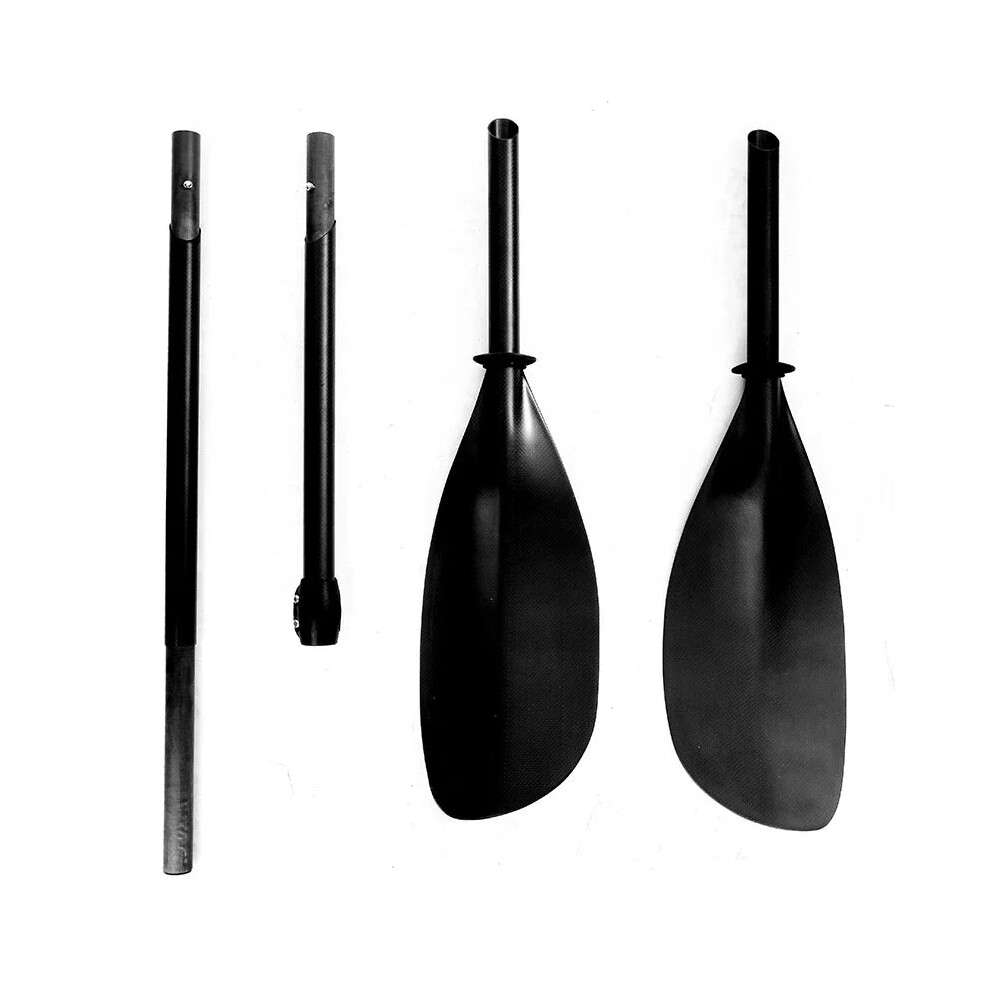 Carbon Fiber 4-Section Kayak Paddle With Double Head Blades - I For Inflatable Sups, Surfing, And Kayak Adventures 313017139114
