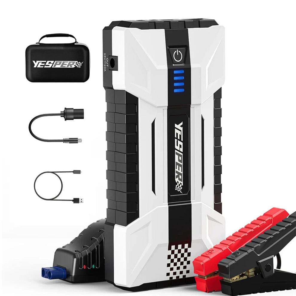 Yesper 1000A Car Jump Starter & 12000Mah Power Bank - Portable Battery Station For 8L/6L Engines - Yjs15 Emergency Booster 313028126141