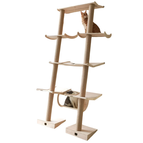 Ultimate Multi-Level Cat Tree Condo with Scratching Posts, Beds, and Climbing Toys