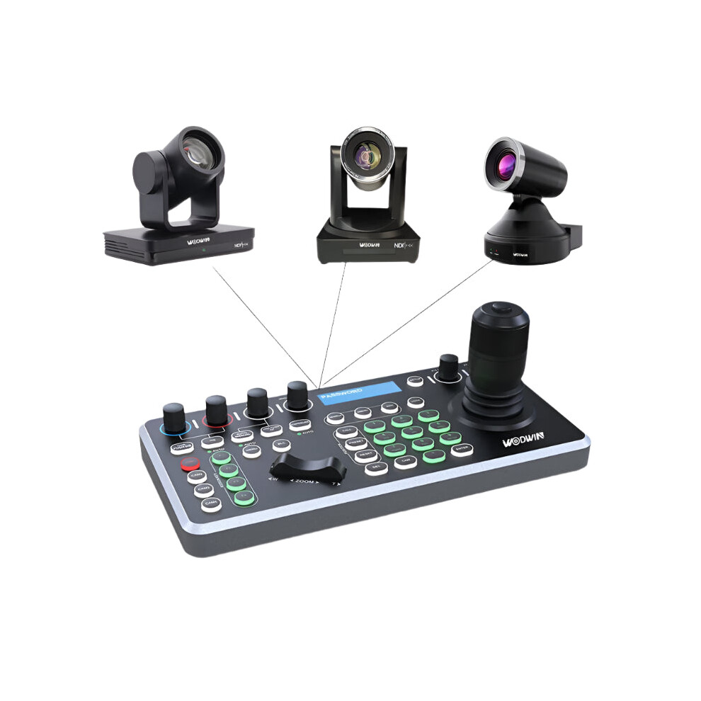 Ndi Hx Ptz Controller Keyboard Joystick With Tally For 2023 Video Conference Camera Control Light 313105431496