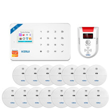 Kerui W181 WiFi GSM Home Security Alarm Kit with Alexa & Tuya Smart App Integration