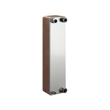 Compact 42-Plate Copper & SS316L Stainless Steel Brazed Plate Heat Exchanger for Efficient Water-to-Water Heat Transfer