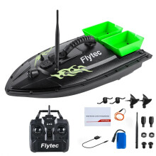 Dual Motor RC Fishing Bait Boat with 1.5kg Load Capacity, Large Battery, and LED Lights for Night Fishing