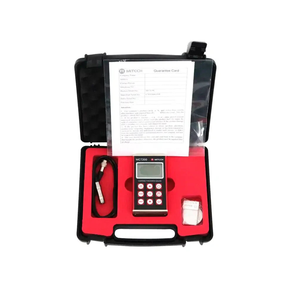 Precision Digital Coating Thickness Meter Mct200 - Measure 0-1250Um Accurately 726084487116