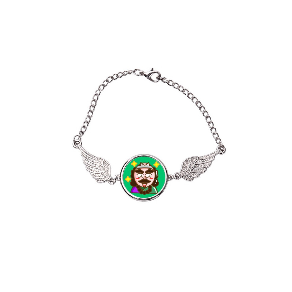 Photos - Bracelet Monks Mythology Novel  Wristband Angel Wings Bangle