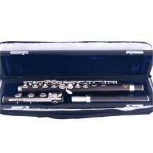 Moresky Professional Redwood Flute - 17 Open Holes, E Key, Silver-Plated Rosewood & Mopane, Model MFL 202