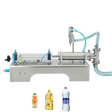 High-Efficiency Single Head Pneumatic Liquid Filling Machine for Milk & Mineral Water