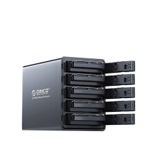 ORICO 5-Bay Aluminum HDD/SSD Docking Station with RAID & USB 3.0 for 3.5-Inch Drives