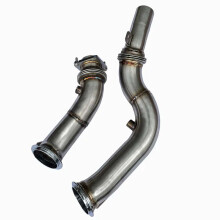 High-Performance Catless Downpipe for BMW S55 M2C/M3/M4 (F80/F82/F83) 2015 - Steel Insulated Exhaust Header