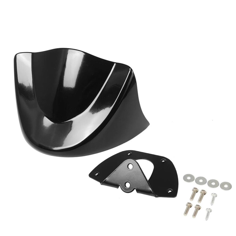 Side Spoiler Accessories For Dyna Fat Bob Wide Glide Fxd 2006-2017 Lower Fairing Mounting Bracket Belly Pan Black 9393856653843