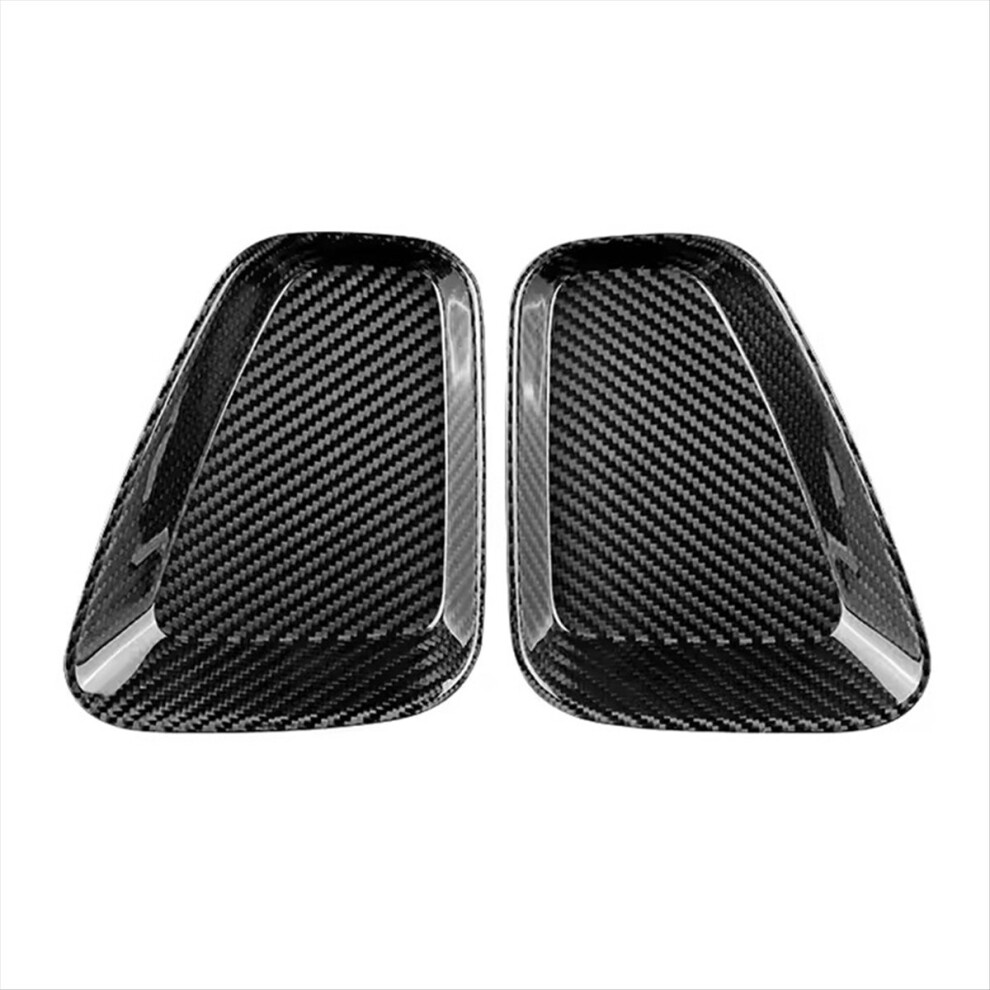 Real Hard Carbon Fiber Car Sticker Rear Tail Cover For Fiat 500 Light 4713049603014