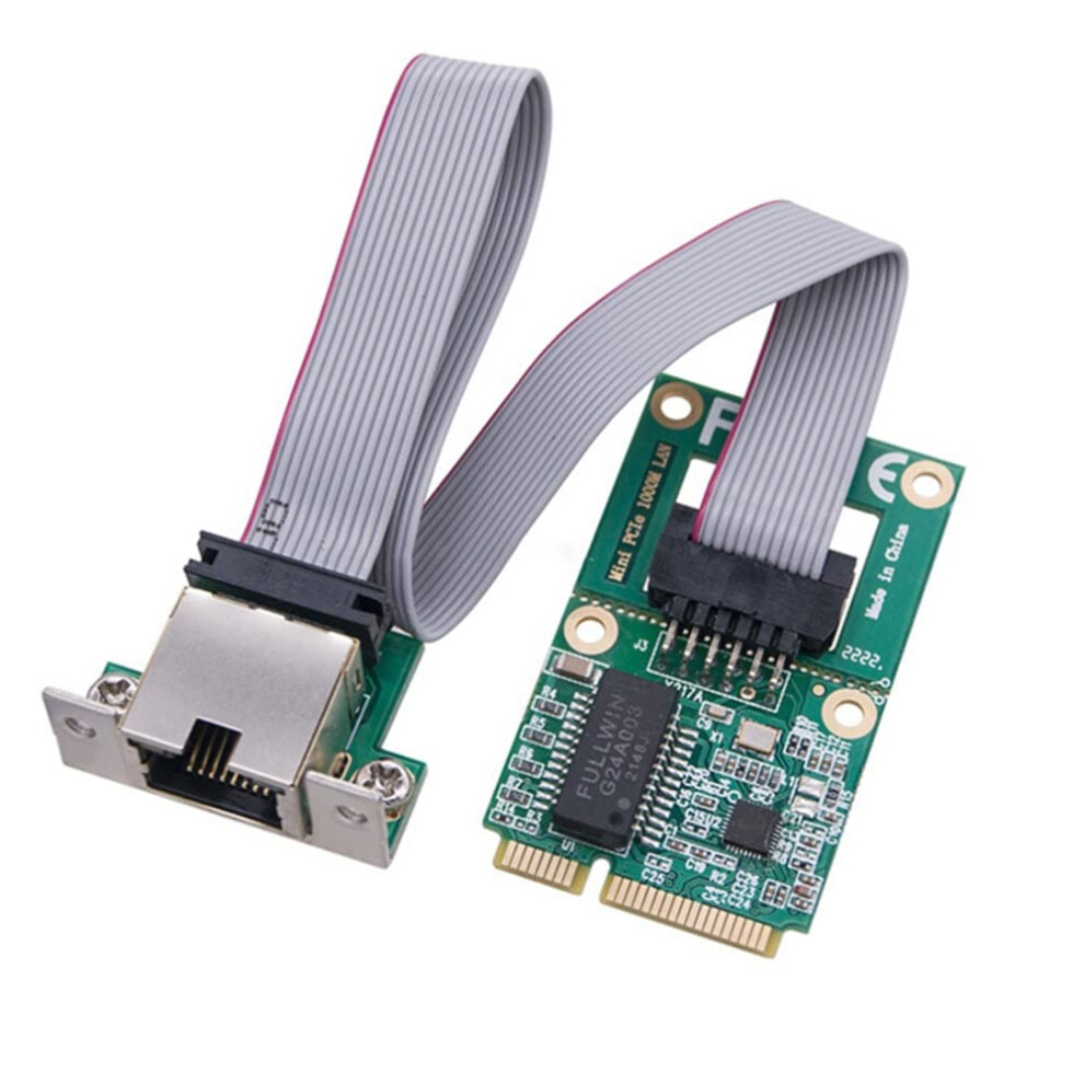 Mini Pci-E Network Card Rtl8111f Pci Express 10/100/1000Mbps Gigabit Ethernet Nic Adapter Rj45 Lan 9354506559519