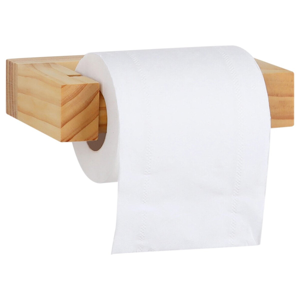 Wooden Toilet Paper Roll Holderfor Bathroom