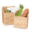 Set of 2 Hanging Storage Baskets - Hand-Woven Wall Baskets 1