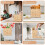 Set of 2 Hanging Storage Baskets - Hand-Woven Wall Baskets 6