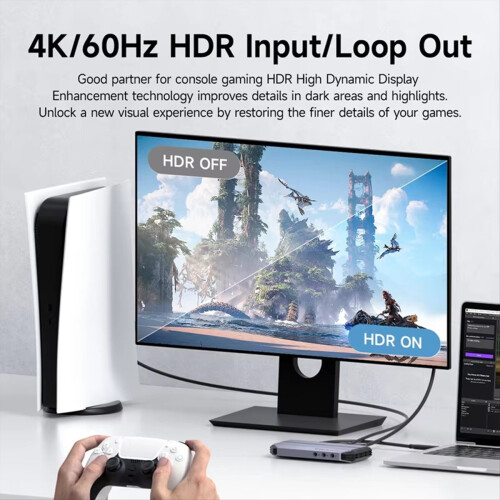 Κάρτα λήψης βίντεο 4K 60Hz για streaming και παιχνίδια 4K 60FPS HDR 2