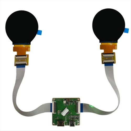 Round Display Dual IPS Screen 480x480 Double Circular LCD Module