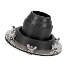Heat-Resistant Silicone Jack Roof Pipe Flashing For Tent Yurt 100% Silicone Construction Fireproof Weatherproof