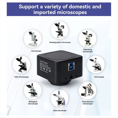 HAYEAR HD 4K Sensor IMX Microscoop Camera Elektronisch Oculair 1